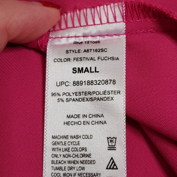 ABS Sporty Fuschia Pink Sleevless Dress Size S - Picture 8 of 8